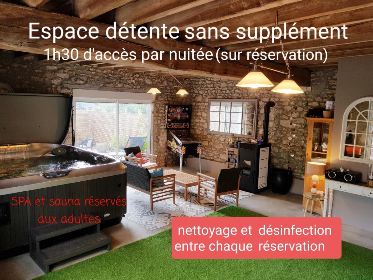 Le Grand Cedre Spa Et Sauna Interieur Piscine Marolles  Εξωτερικό φωτογραφία
